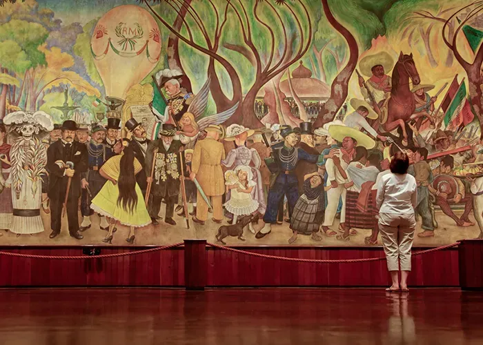 diego rivera mural in mexico city